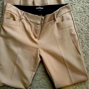 Express Columnist Khaki Dress Pants Size 4 S  - like new